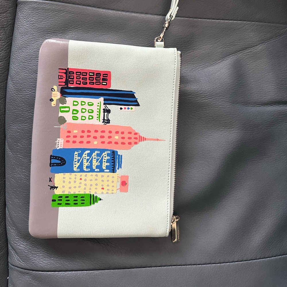 Kate Spade Multicolor Cityscape Wristlet